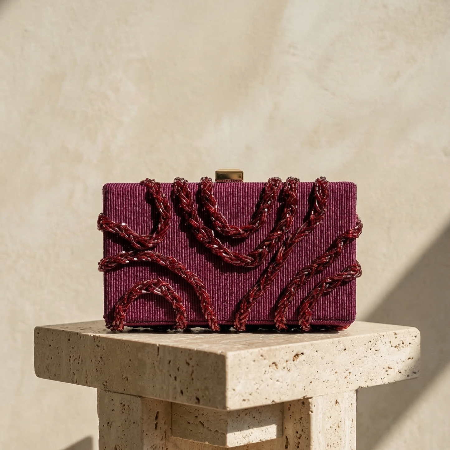 DIDI (beaded) - plum