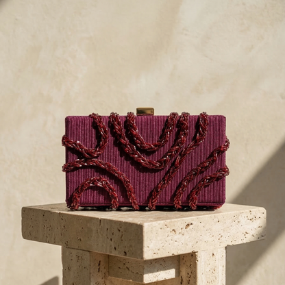 DIDI (beaded) - plum